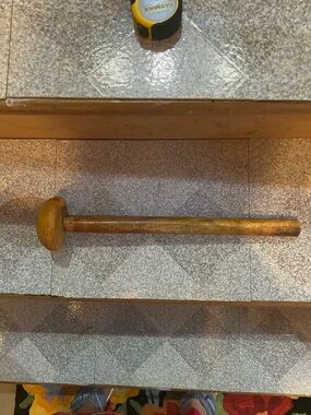 Wooden Meat Tenderizer Mallet - Natural Wood